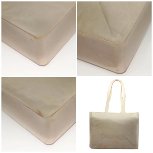 CHANEL Tote Bag Rubber Gray CC - Picture 11 of 14